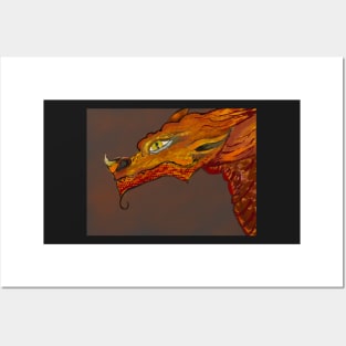 Textile Dragon Posters and Art